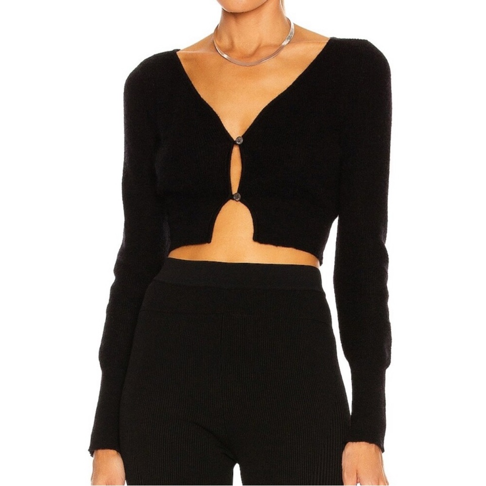 Jacquemus Black Cropped Cardigan